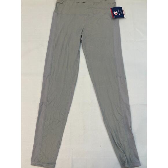 Champion Pants Women's Large Grey‎ Leggings Yoga Work Out Gym Athleisure Lounge - Picture 1 of 12
